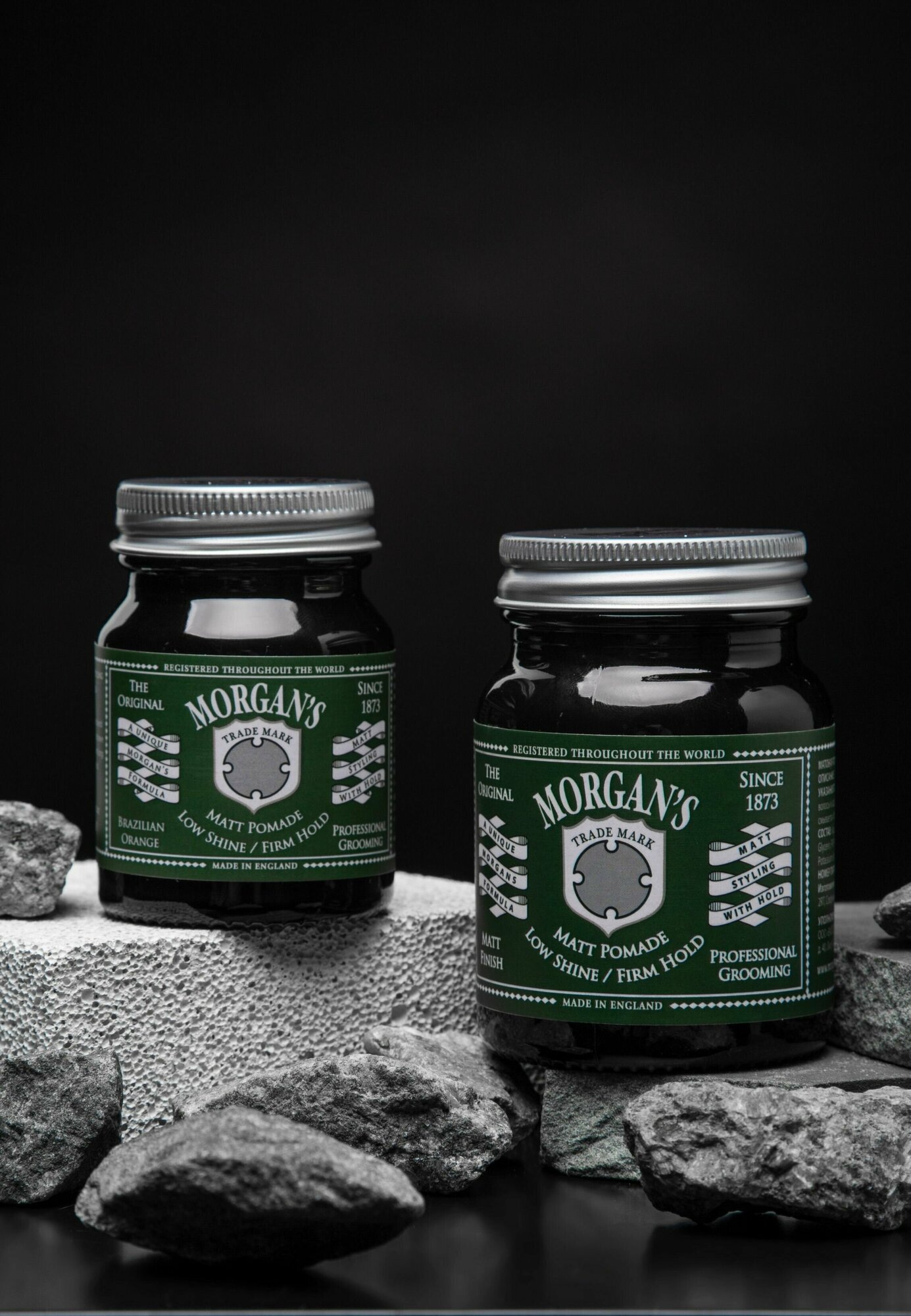 Мужская помада Morgan's "Matt Pomade", сильная фиксация, матовая, 100мл — фото 1