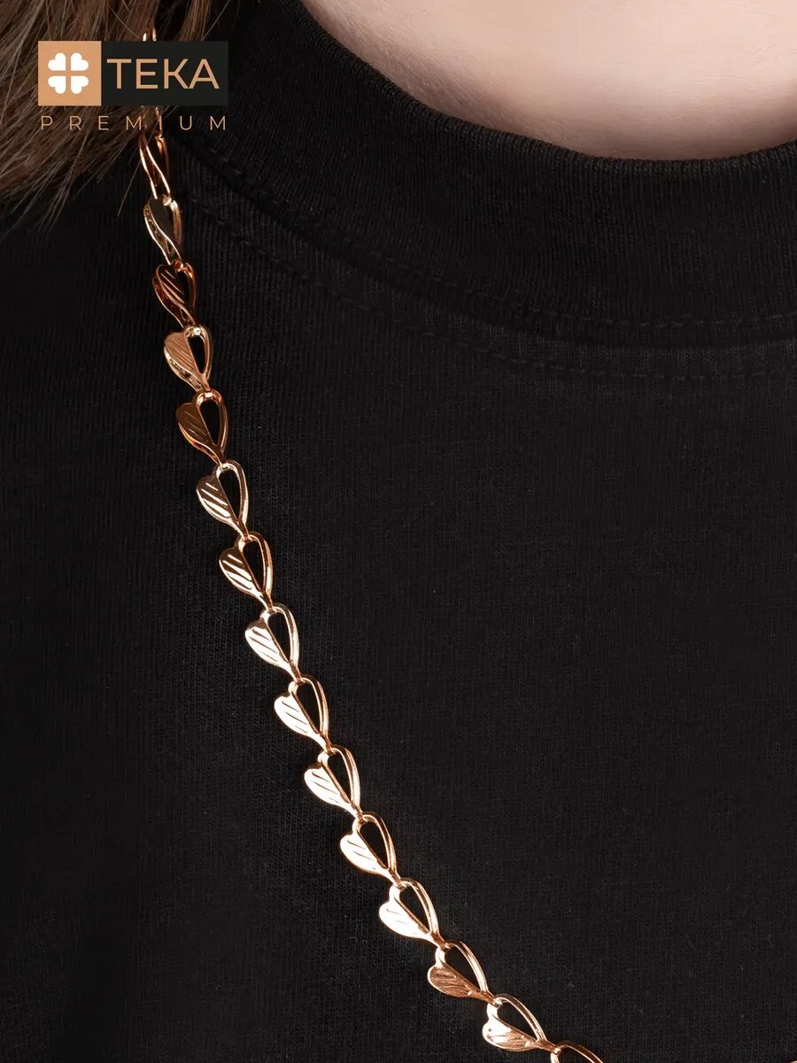 Цепь TEKA, длина 50 см, золотой — фото 1