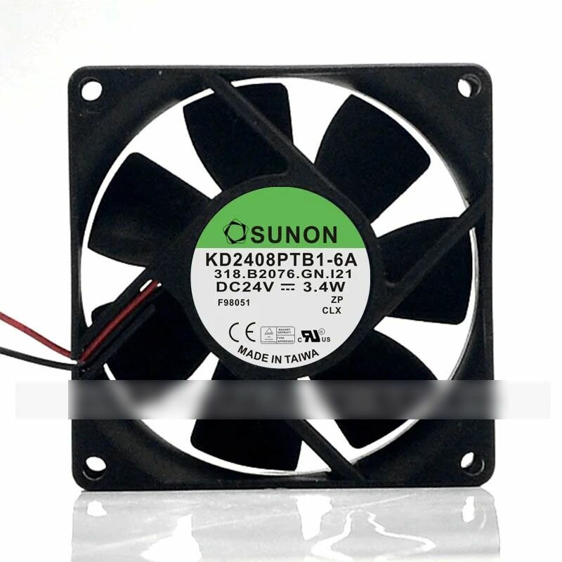 Новый вентилятор с преобразователем частоты KD2408PTB1-6A 8025 8 см 24 В 34 Вт