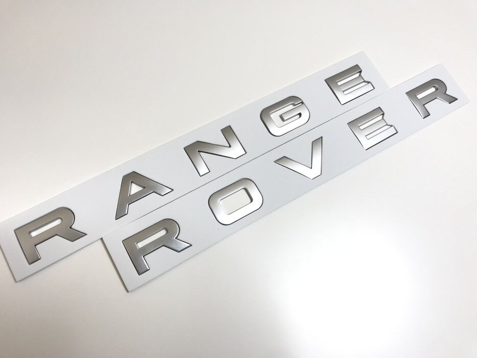 Надпись RANGE ROVER на капот или крышку багажника