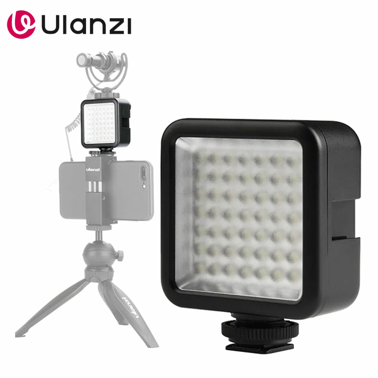 Осветитель Ulanzi Mini W49 Video Light (6000 К) / Светодиодный осветитель / Видеосвет для съемки контента