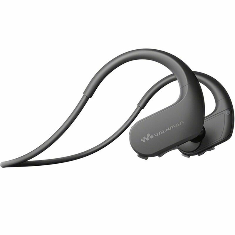 Беспроводные наушники, SONY NW-WS413-4Г, черный, водонепроницаемое плавание бег спортивный mp3 музыкальный — фото 1