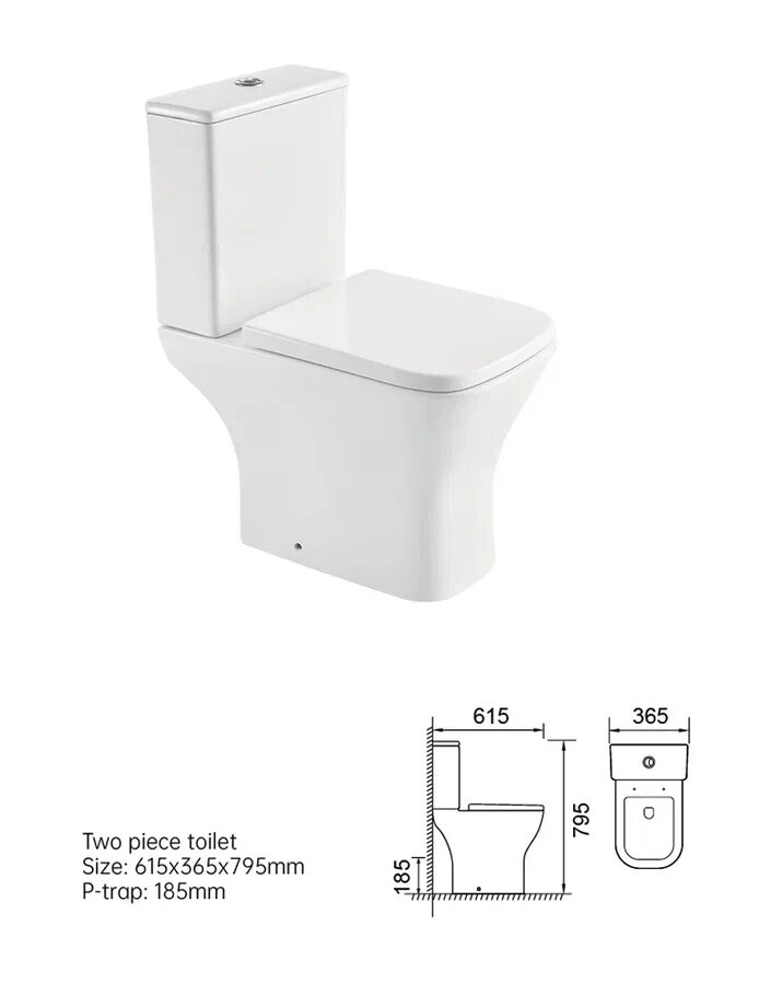 Унитаз-компакт безободковый Taliente - фото №4