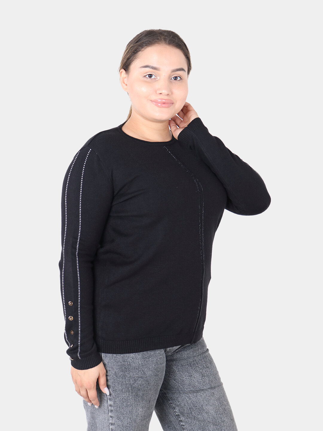 Свитер размер One Size, , черный — фото 1