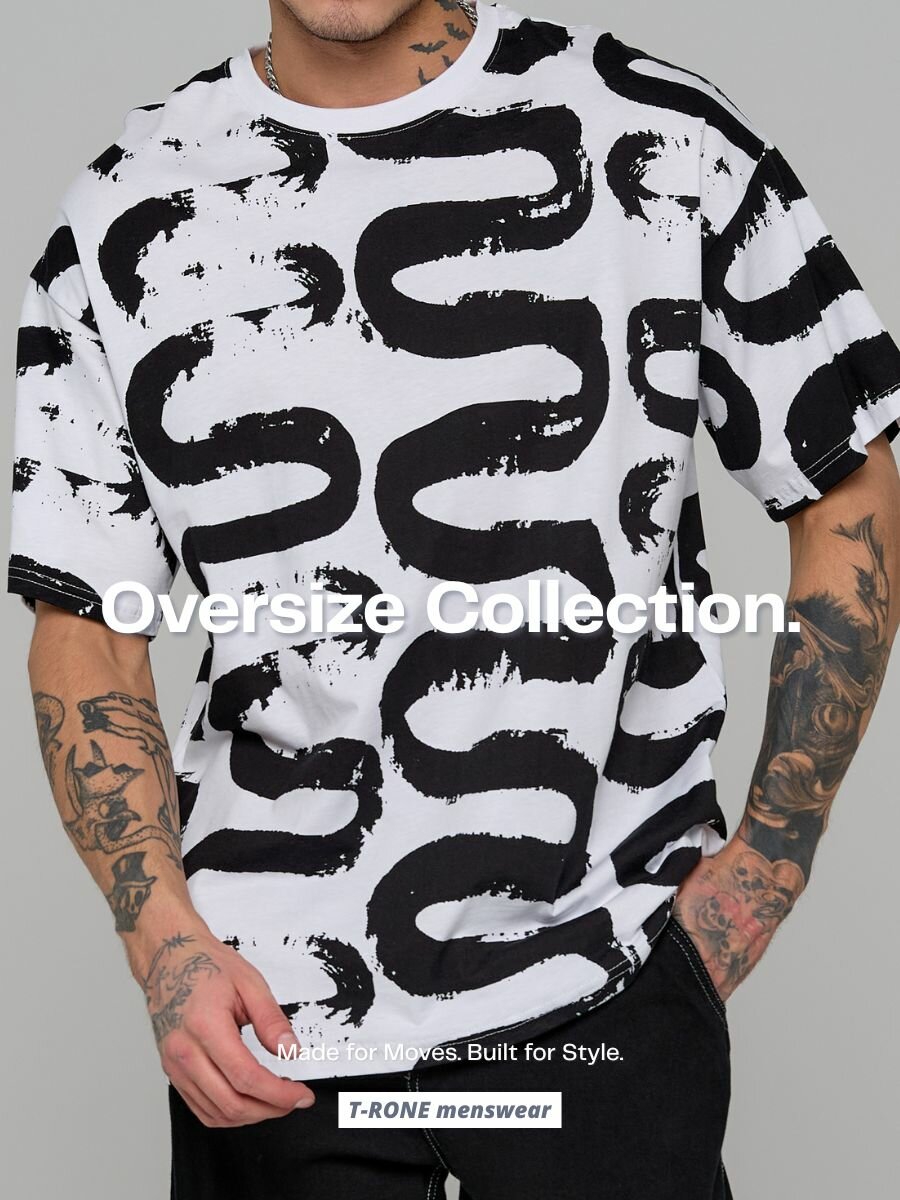 Футболка T-RONE menswear, размер 50, белый 1
