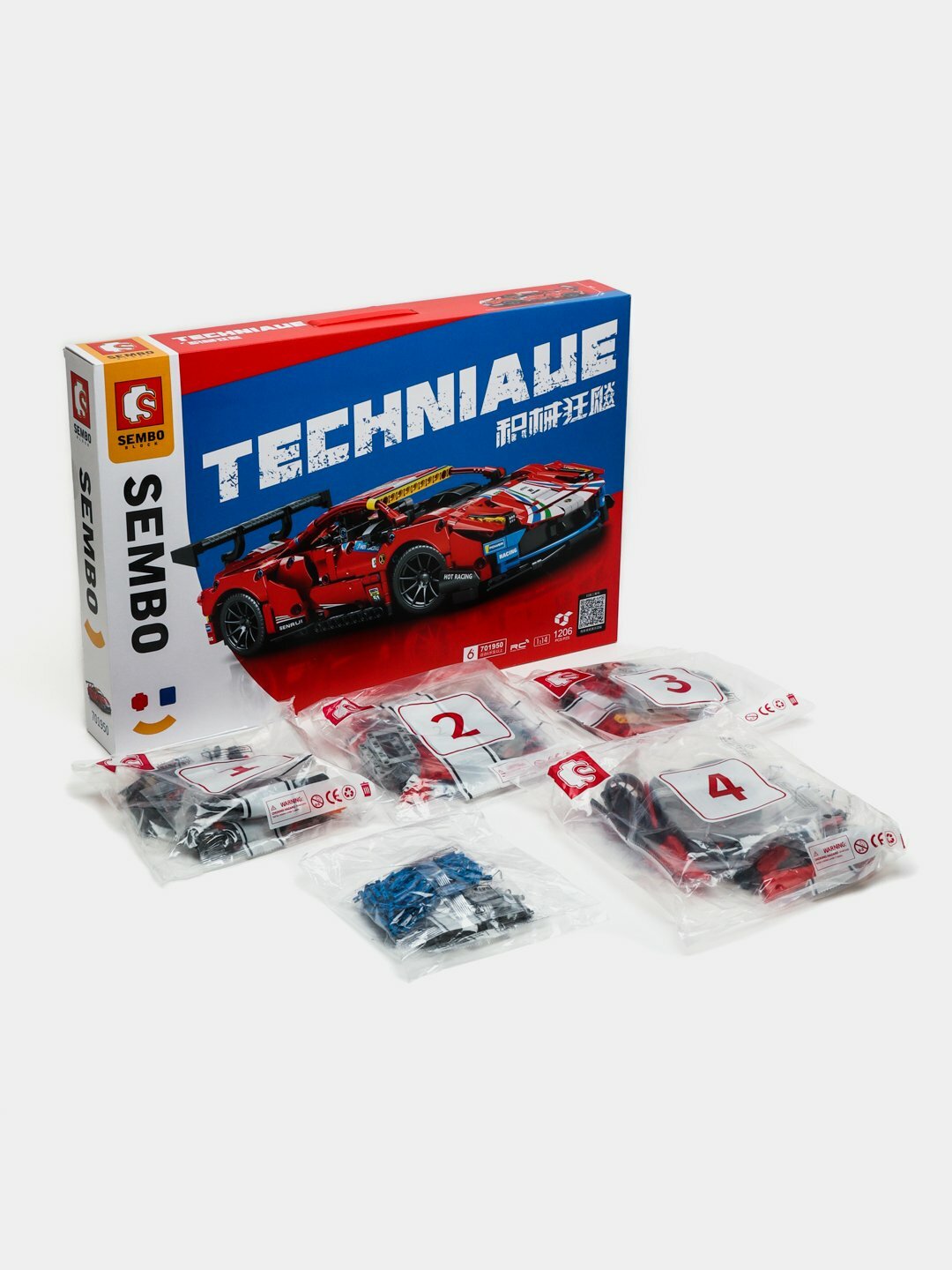 Конструкторский набор Techniaue 1:14 Ferrari Senrui — фото 1