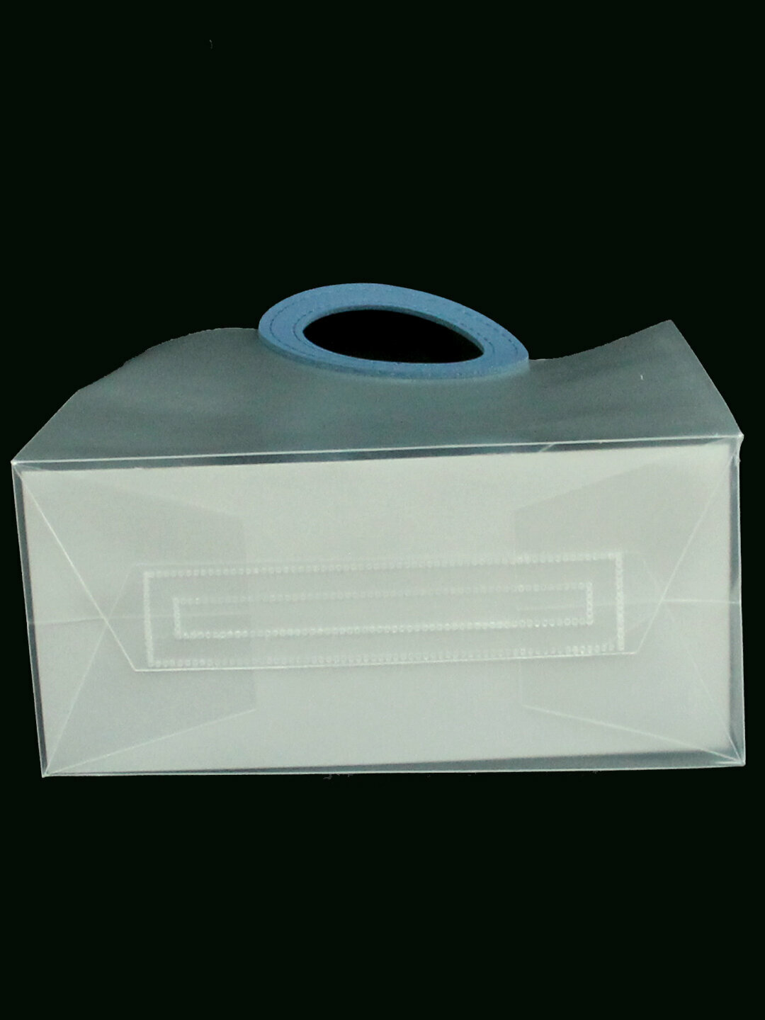 Подарочный пакет с круглым ручкой, 2 в 1, наполнитель, размер 22×20×10 см — фото 1