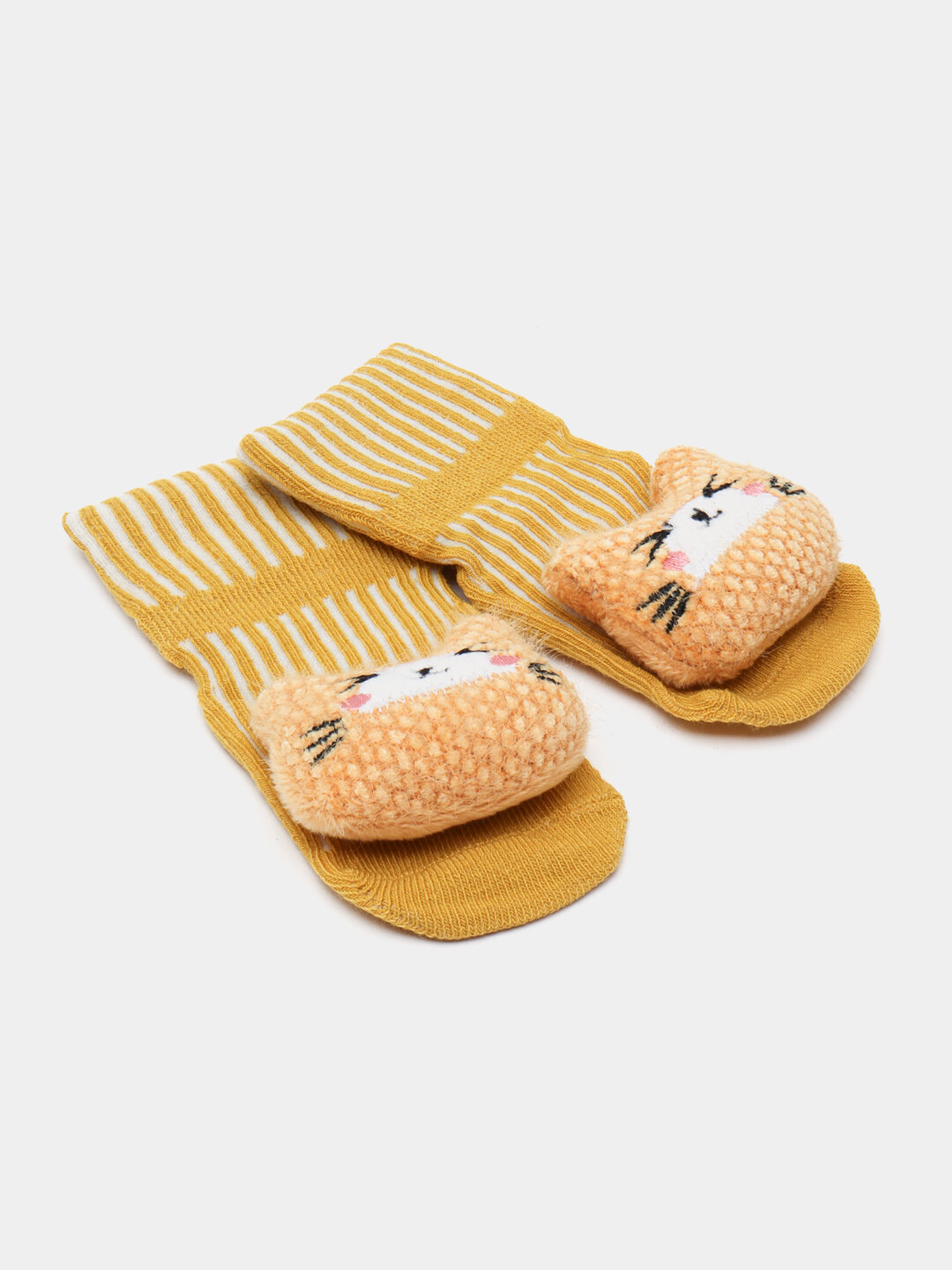 Носки 2 пары, размер 3-18, желтый — фото 1