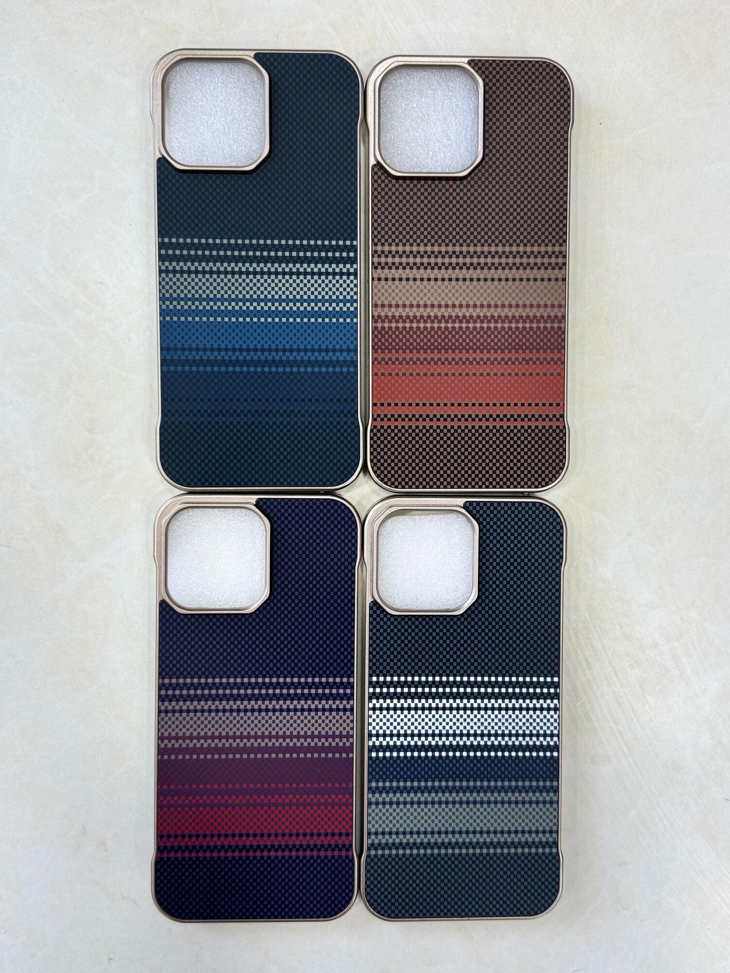 Vintage Stripe Armor Case for iPhone 12 PRO – Защитный Чехол с Текстурными Полосами — фото 1