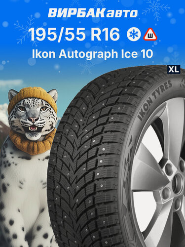 Изображение товара Зимние шины Ikon Autograph Ice 10 195/55 R16 91T XL
