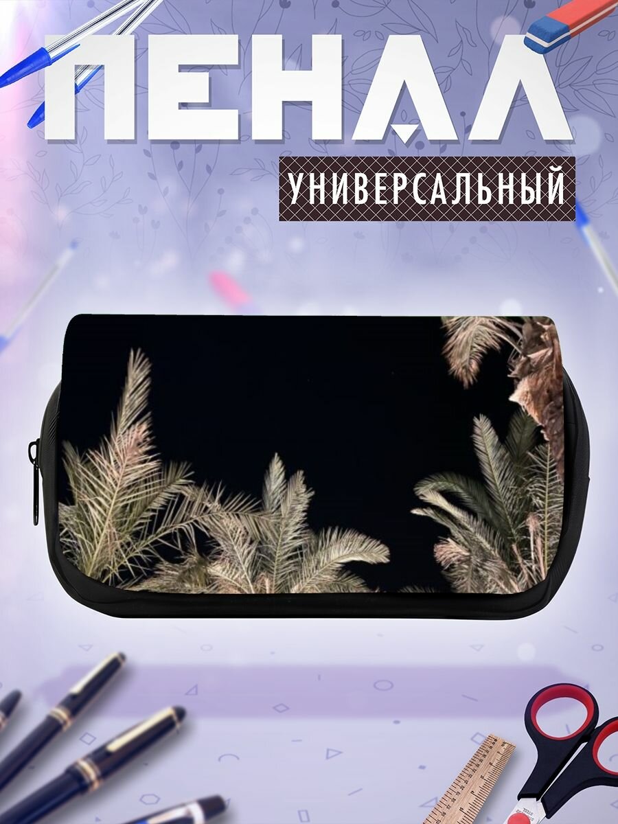Школьный пенал пальмовые рощи финиковая пальма