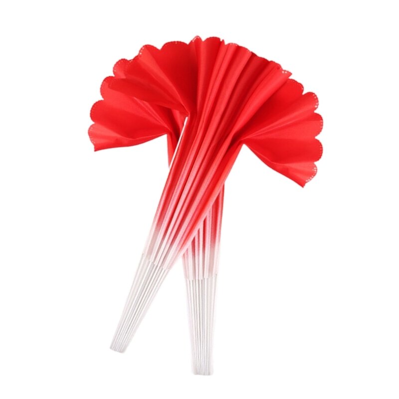 Set of 2 Foldable Dance Fans Lightweight and Portable for Dance Performances
