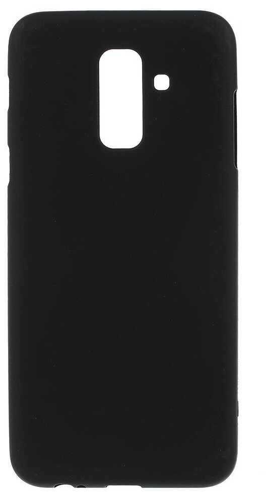 Чехол силиконовый для Samsung A605G, Galaxy A6 Plus (2018), черный