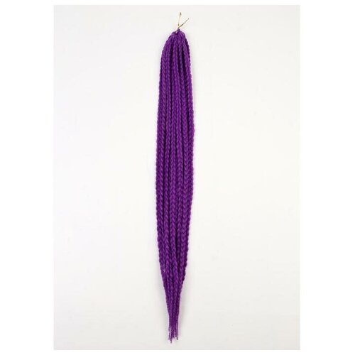 Queen fair Афрокосы, 60 см, 15 прядей (CE), цвет фиолетовый