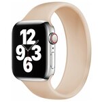 Силиконовый ремешок на Apple Watch series 1-8, SE 42, 44, 45 и 49 mm / Сменный браслет для смарт часов Эппл Вотч 1, 2, 3, 4, 5, 6, 7 и СЕ - изображение
