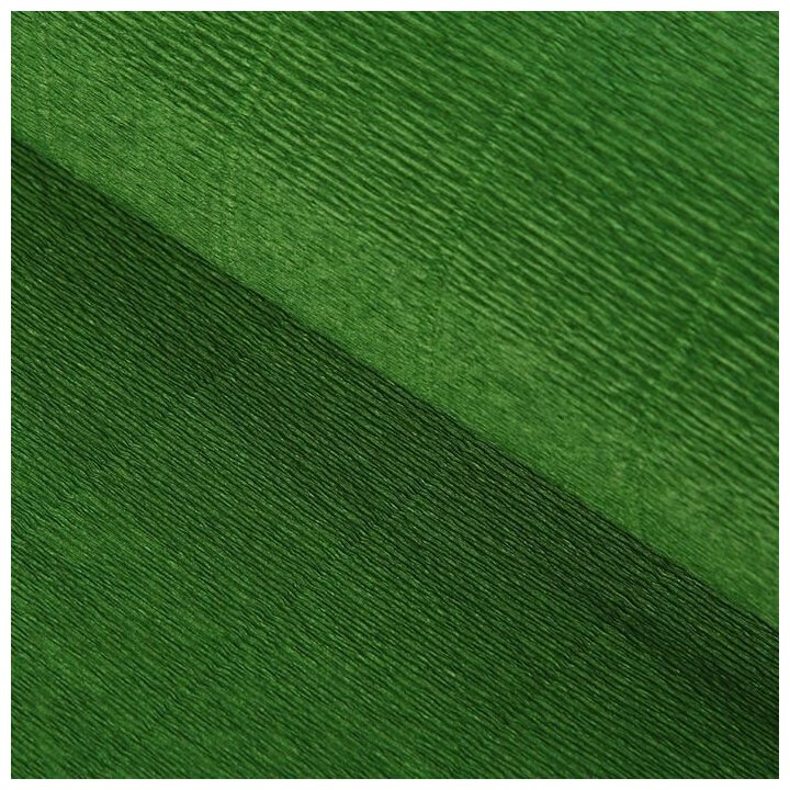Бумага гофрированная 991 зеленый лист, 50 см х 2,5 м 1524099
