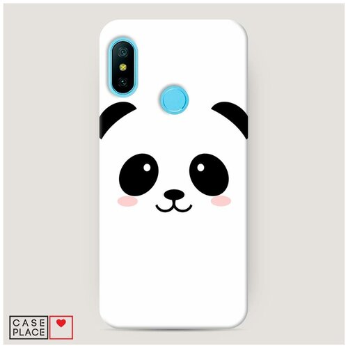 фото Чехол пластиковый xiaomi mi a2 lite улыбка панды case place