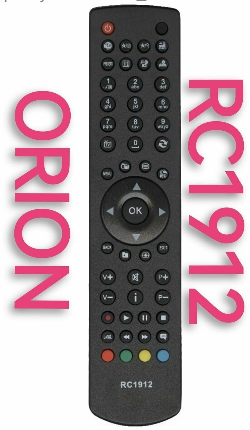 Пульт RC1912 для ORION/орион телевизора