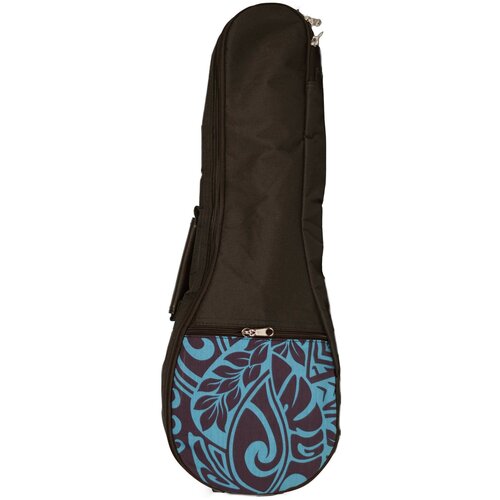 KALA UB-BL-T KALA TENOR PADDED UKULELE BAG, BLUE PATTERN Чехол для укулеле тенор, голубой узор