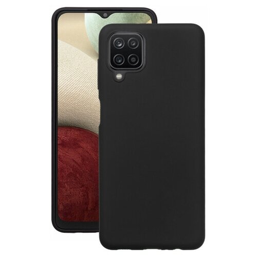 фото Чехол gel color для samsung galaxy a12, черный, deppa 87839