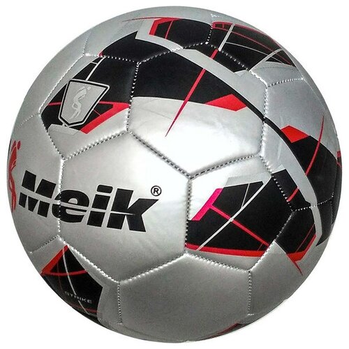 фото Мяч футбольный "meik-068-1" 2-слоя, tpu+pvc 2.7, 410-420 гр., машинная сшивка