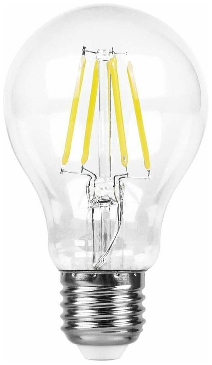 Лампочка светодиодная шар E27/A60 7Вт 760Лм белый нейтральный 4000К, 25570 - фотография № 4