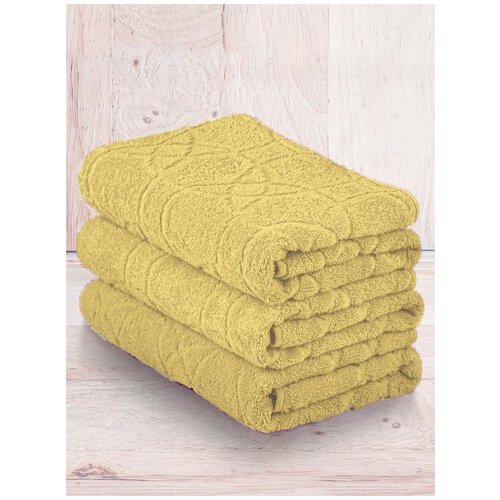 фото Набор махровых полотенец yasmin 3шт(50*100) туркмения