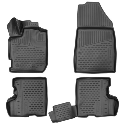 фото Коврики 3d в салон подходят для renault duster ii 2021 - >, 4шт. (полиуретан) element