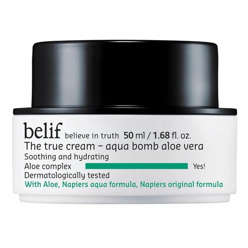 BELIF Освежающий крем-гель для лица The True Cream Aqua Bomb Aloe (50 мл) крем гель для нормальной и жирной кожи belif the true cream–aqua bomb 50 мл