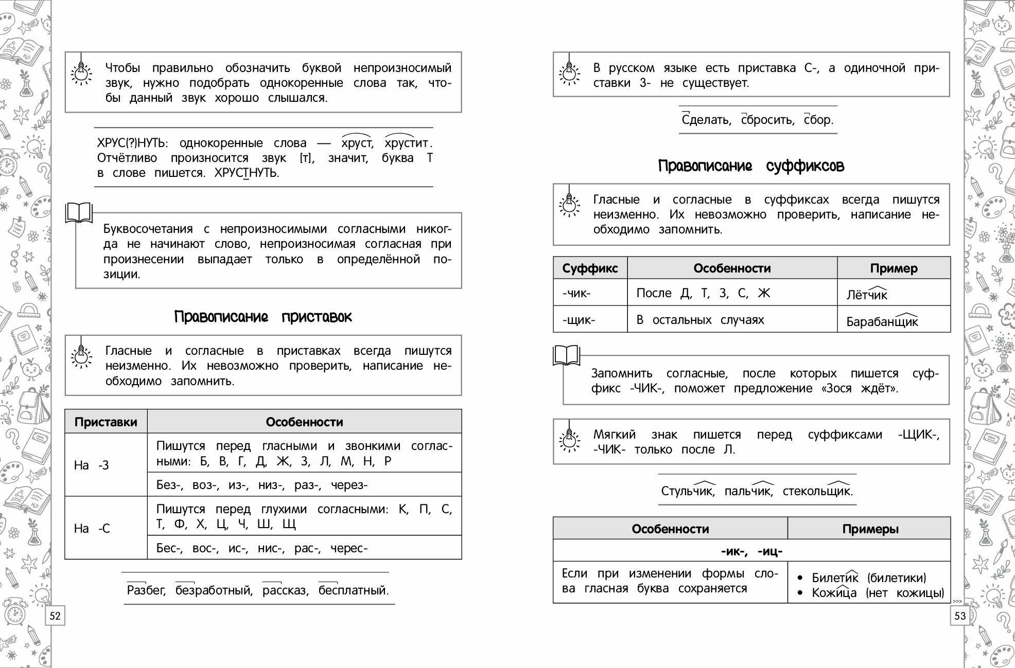 Русский язык в схемах, таблицах, рисунках - фото №6
