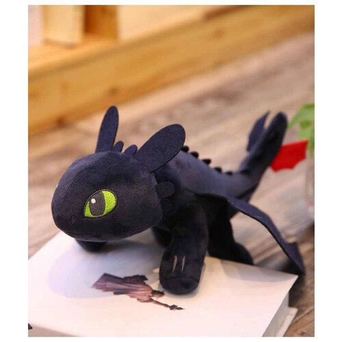 Мягкая игрушка Ночная Фурия / Беззубик / Как приручить дракона Dario Macabro 50см