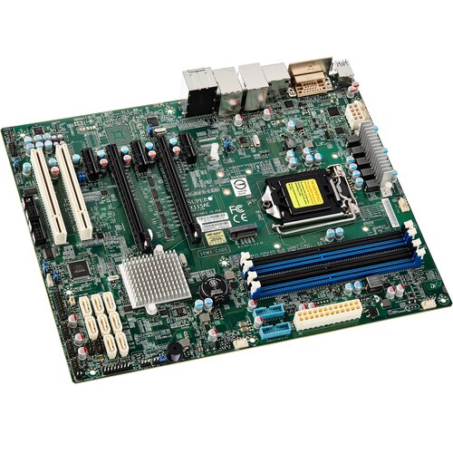 Материнская плата Supermicro X11SAE-B OEM материнская плата matx supermicro mbd x11srm f b lga2066 c422 4 ddr4 8 sata 6g raid m 2 3 pcie 2 glan 5 usb3 0 vga bulk