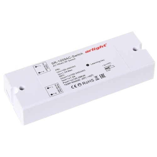 Arlight Контроллер-выключатель SR-1009AC-SWITCH (230V, 1.2A) (Arlight, IP20 Пластик) 020935