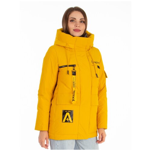 фото Куртка visdeer, размер 46, желтый
