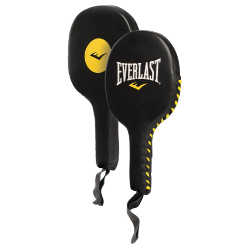 фото Лапы-ракетки everlast leather punch paddles (универсальный размер)