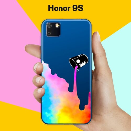 Силиконовый чехол Краски на Honor 9S силиконовый чехол волна на honor 9s