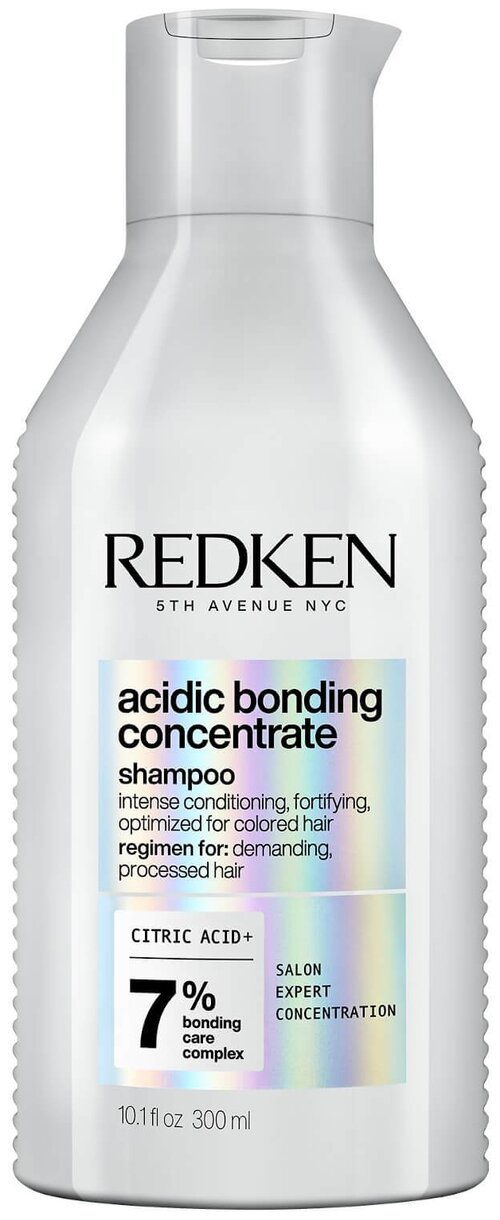 Redken шампунь Acidic Bonding Concentrate для восстановления всех типов поврежденных волос, 300 мл