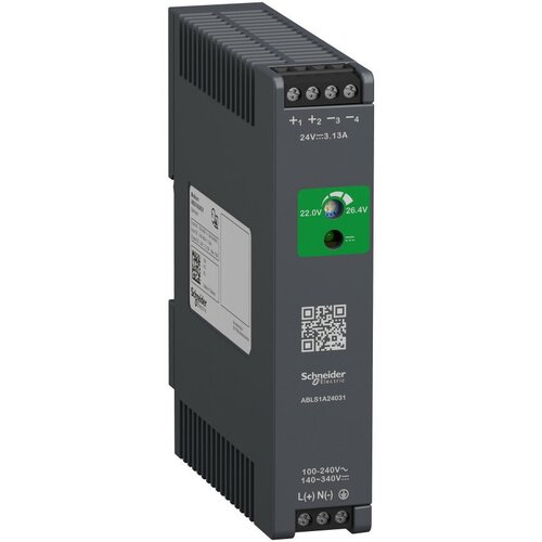 abl modicon оптимальный блок питания 24в 75вт schneider electric abls1a24031 ABL MODICON оптимальный блок питания 24В, 75Вт Schneider Electric, ABLS1A24031