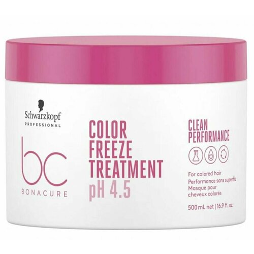 Schwarzkopf Professional Bonacure Clean Performance Color Freeze Treatment - Маска для сохранения цвета волос 500 мл