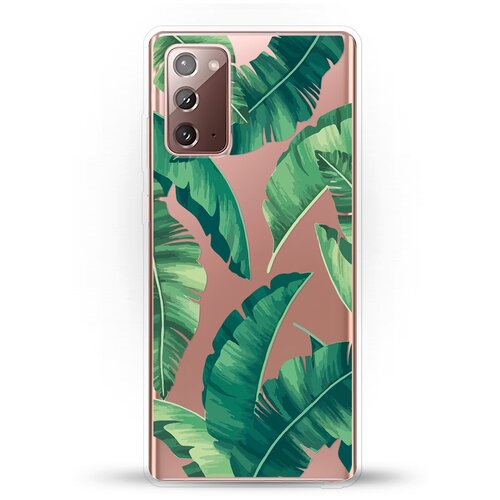 фото Силиконовый чехол пальма на samsung galaxy note 20 andy & paul