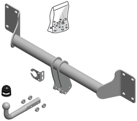 Brink Фаркоп Brink для BMW X5 (E70) 2007-2013, (иск. М- пакет, М- серия)