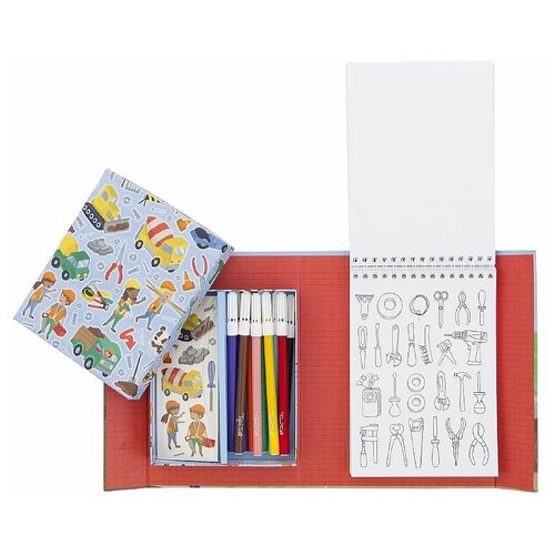 Набор для рисования Tiger Tribe «Строители»