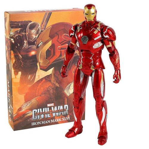 Фигурка Железный Человек - Iron man Avengers Marvel (18 см.) (светится) коллекционная лицензионная экшн фигурка железный человек высота 12см