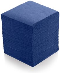 Салфетки бумажные БигПак 24х24 см 1-слойные синие (360шт)