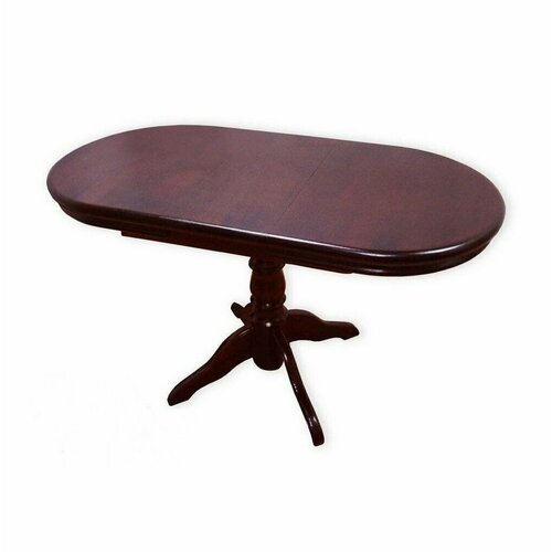 Обеденный стол овальный из дерева массива сосны №11