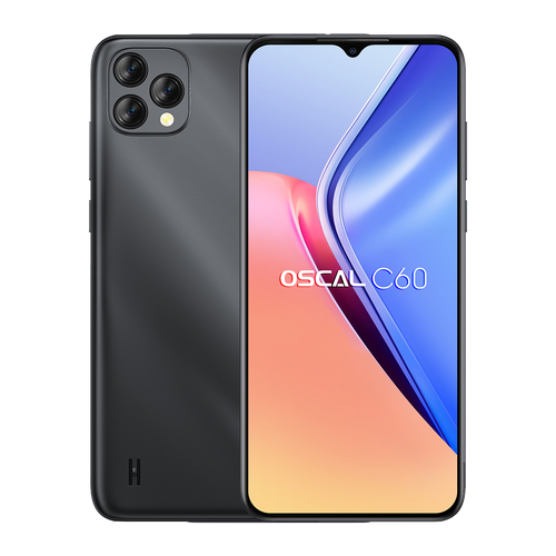 Смартфон OSCAL C60 4/32 ГБ, Dual nano SIM, meteorite black