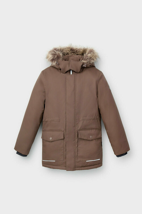 Куртка crockid, размер 98-104, коричневый