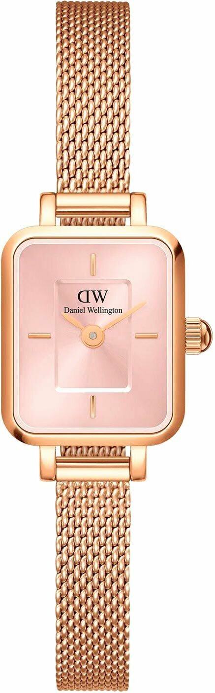 Наручные часы Daniel Wellington Quadro DW00100650, золотой, розовый