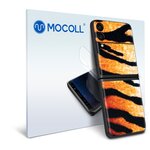 Пленка защитная MOCOLL для задней панели Samsung Galaxy Z Flip 3 Амурский тигр - изображение