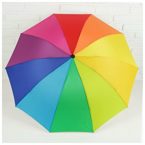 Подарки Складной механический зонт 